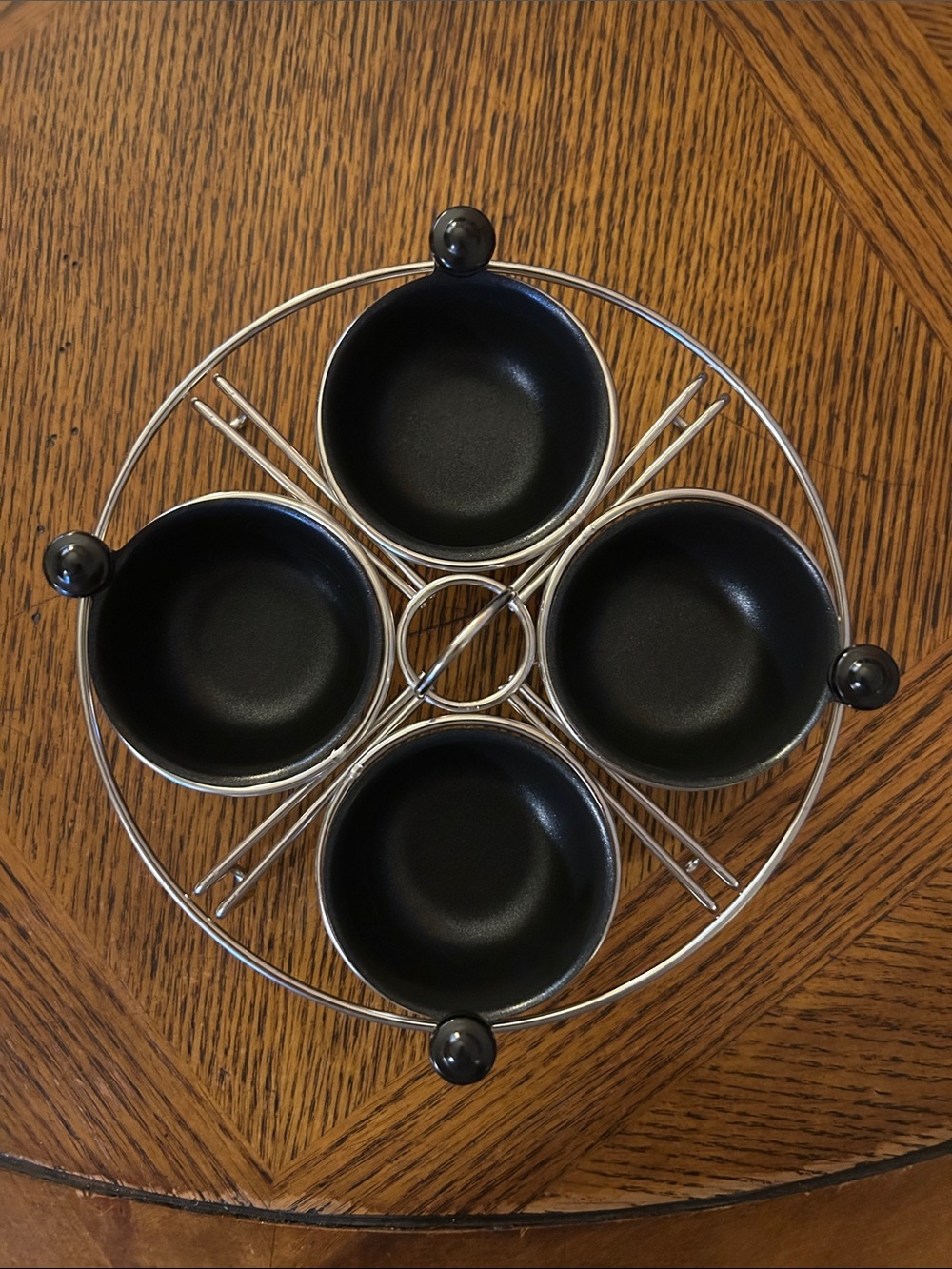 Stainless Steel 4-Cup Egg Poacher Tray
